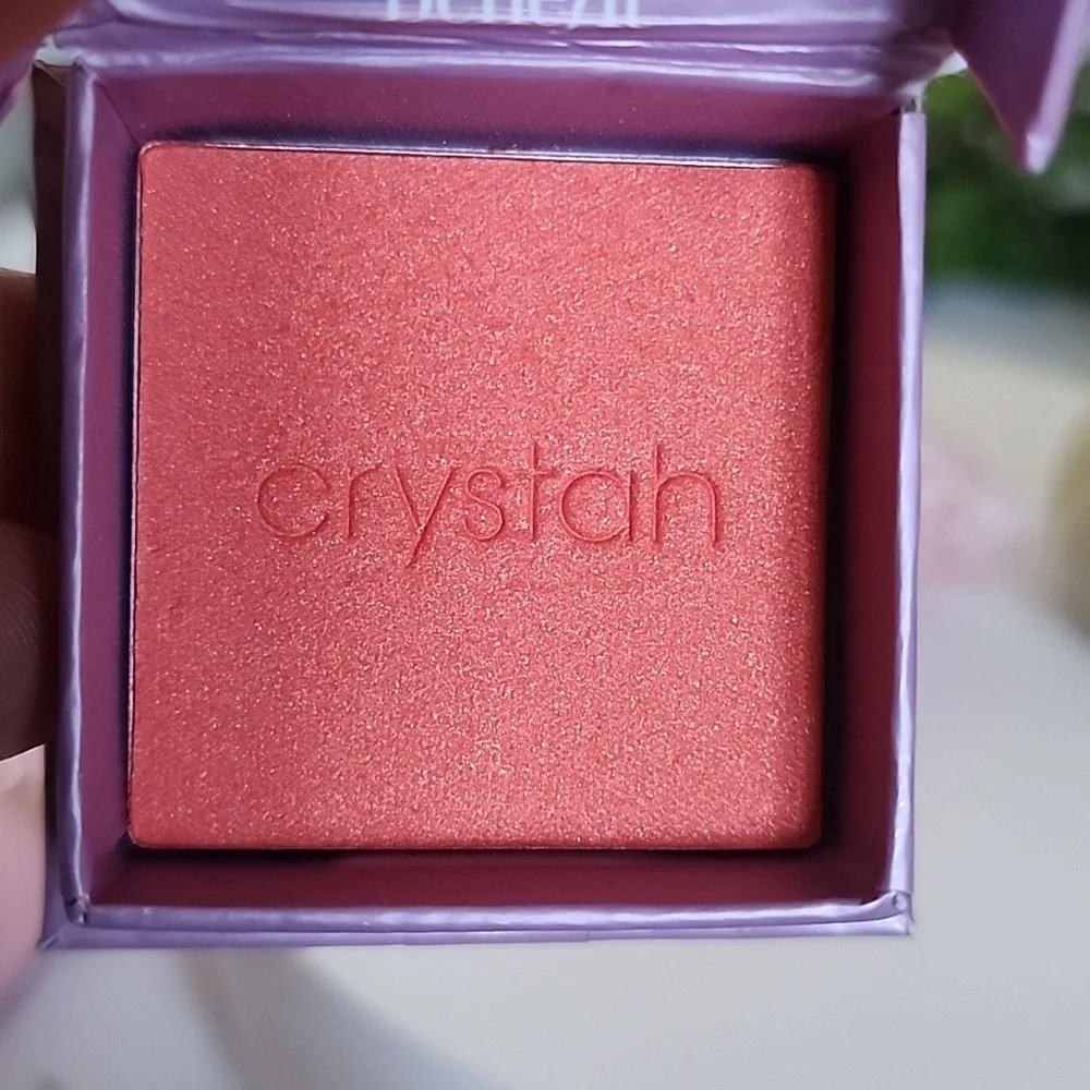 Benefit Cosmetics Crystah Mini Blush Strawberry Pink New